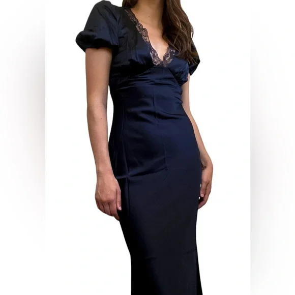 Abercrombie Fitch Dresses Nwt Abercrombie Fitch Black Midi